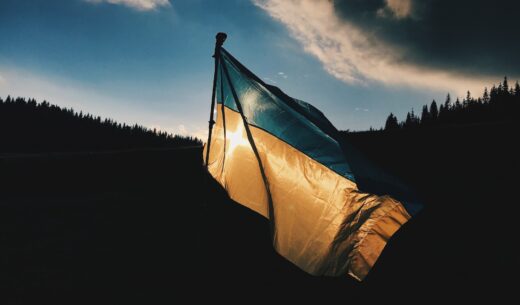 Flaga Ukrainy / Źródło: Unsplash